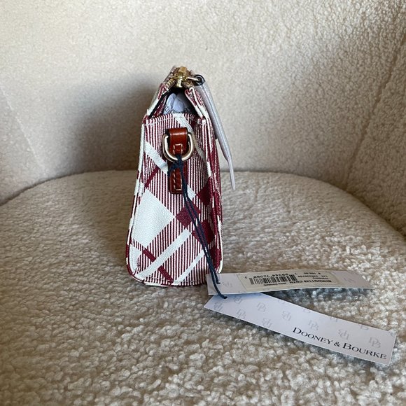 Dooney & Bourke Janine Crossbody Cranberry NWT - Picture 9 of 12